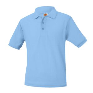 Knit Pique-POLO- Short sleeve -YOUTH -Unisex - no Logo