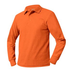Knit Pique - POLO- l/s  sleeve -YOUTH -Unisex - no Logo