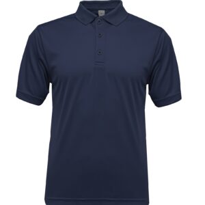 POLO-100% polyester -Unisex-SHORT SLEEVE- YOUTH -Navy