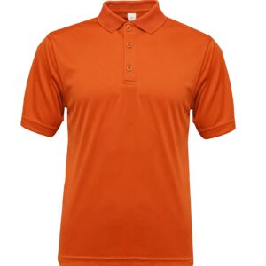 POLO-100% polyester -Unisex-SHORT SLEEVE- ADULT -Utep Orange