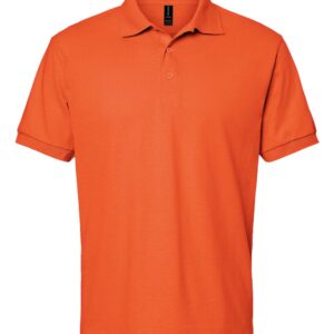 Knit POLO-with DTF school Logo-S/Sleeve -Unisex-YOUTH -UTEP ORANGE